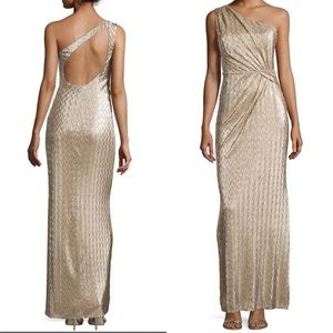 Laundry by Shelley Segal Gold Dress Long size 6